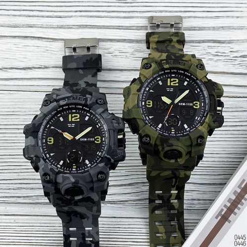 Фото Skmei 1155B Military Green, артикул 1080-0445 &mdash; интернет-магазин Rayup