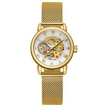 Фото Forsining 8099 Automatics Gold-White, артикул 1059-0279 &mdash; интернет-магазин Rayup
