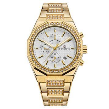 Фото Forsining 8314 Gold-White Steel, артикул 1059-0352 &mdash; інтернет-магазин Rayup