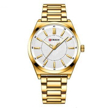 Фото Curren 8407 Gold-White, артикул 1008-0317 &mdash; интернет-магазин Rayup
