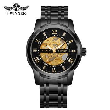 Фото Forsining 8241 All Black Steel, артикул 1059-0248 &mdash; интернет-магазин Rayup