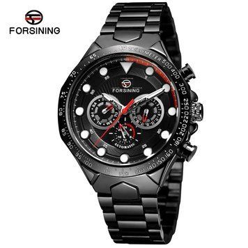 Фото Forsining 6911 All Black Steel, артикул 1059-0183 &mdash; інтернет-магазин Rayup