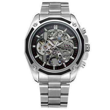 Фото Forsining 8130 Silver-Black, артикул 1059-0013 &mdash; интернет-магазин Rayup