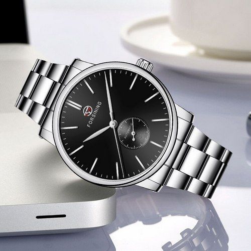 Фото Forsining 8214 Silver-Black, артикул 1059-0094 &mdash; інтернет-магазин Rayup