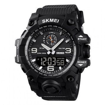 Фото Skmei 1586 Black, артикул 1080-0796 &mdash; интернет-магазин Rayup