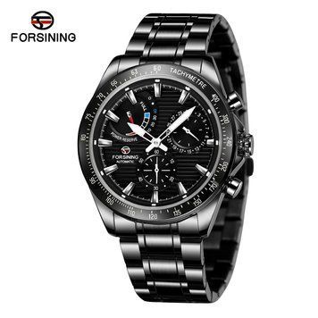Фото Forsining 6915 All Black Steel, артикул 1059-0186 &mdash; интернет-магазин Rayup
